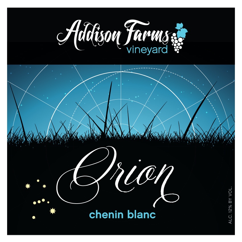 Addison Farms Vineyard - Orion Chenin Blanc Label
